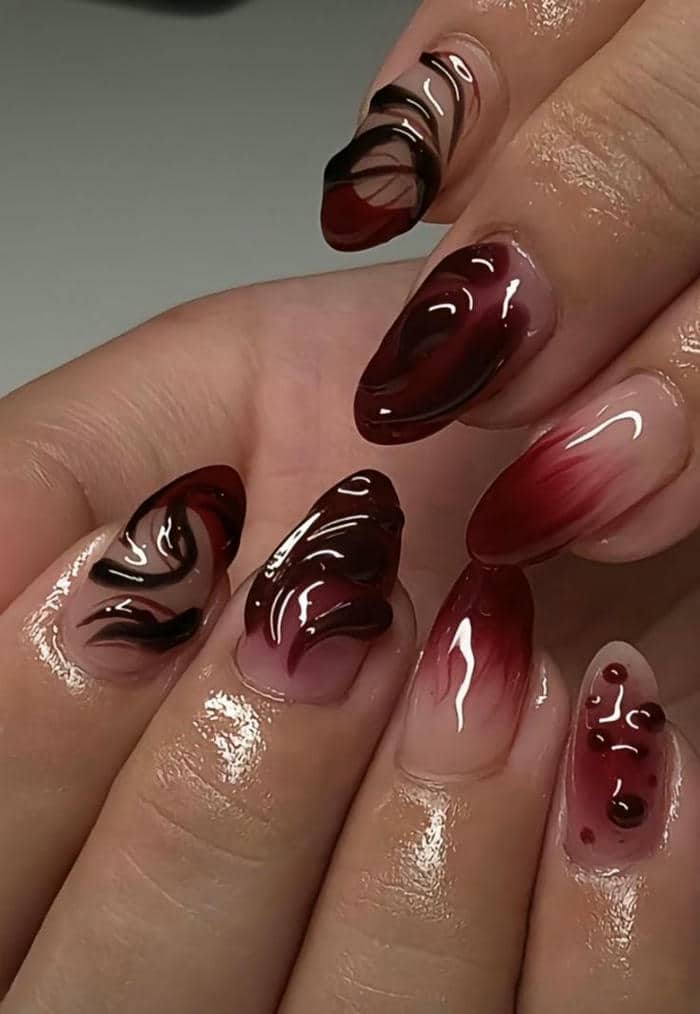 nail xinh đón tết