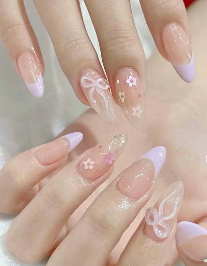 nail xinh nhẹ nhàng