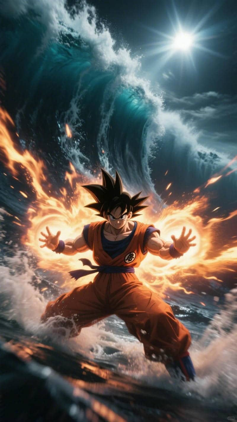 nền điện thoại goku ngầu