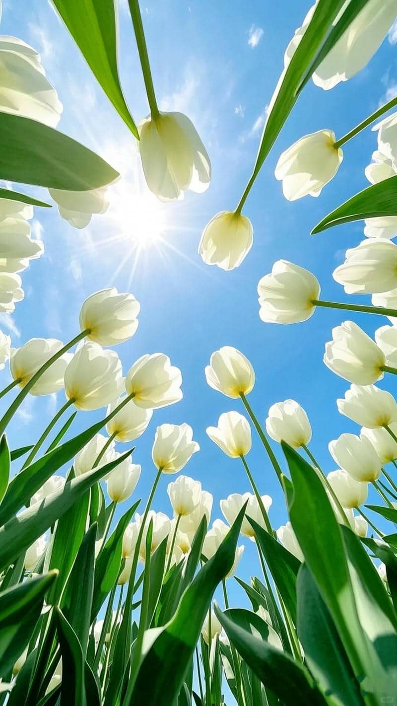 nền hoa tulip
