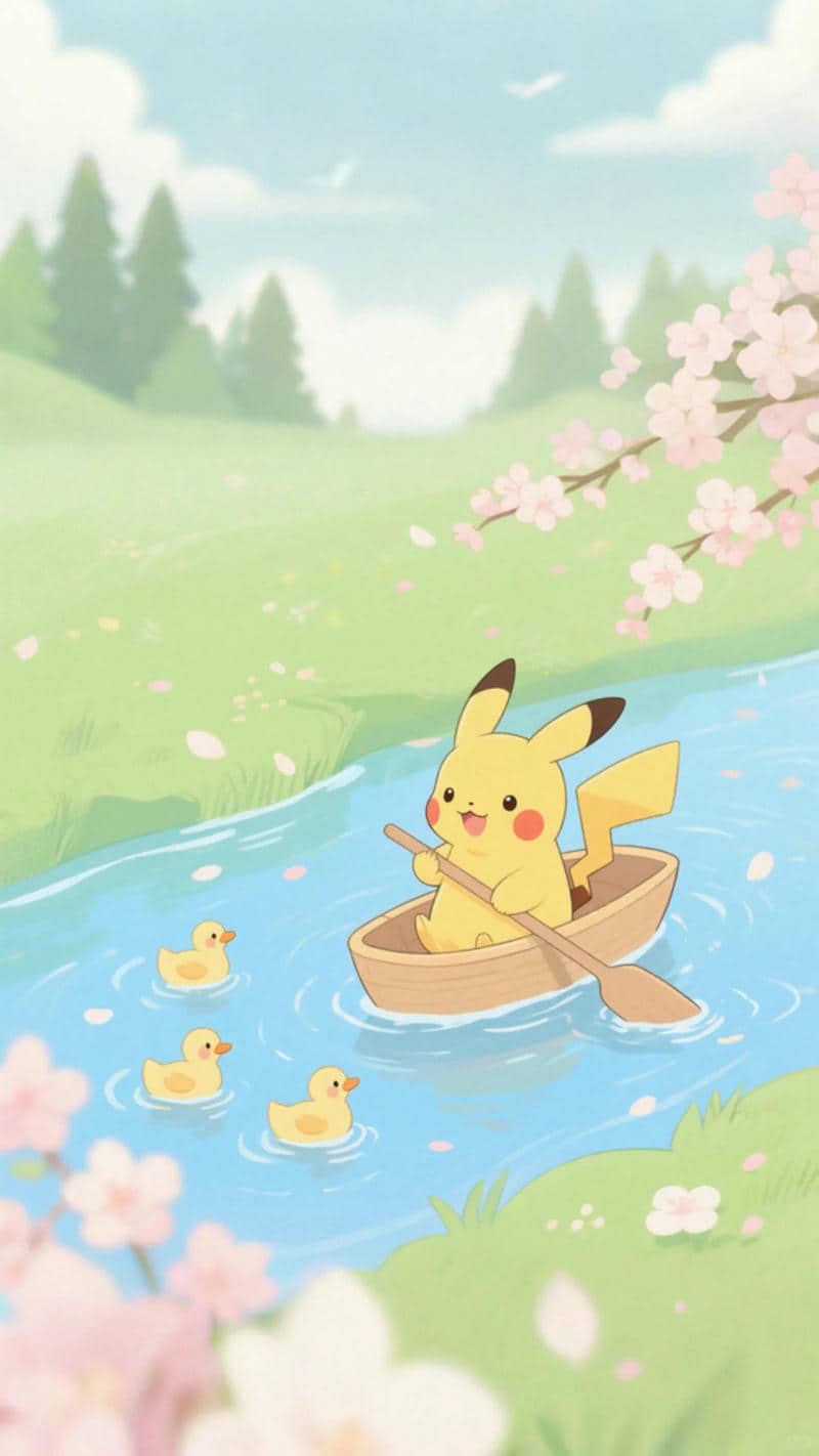 nền pikachu cute