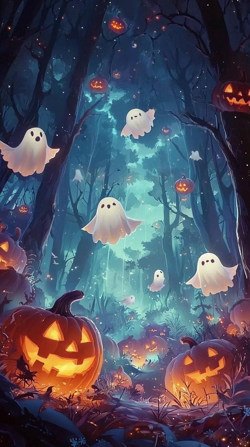 vẽ hình halloween