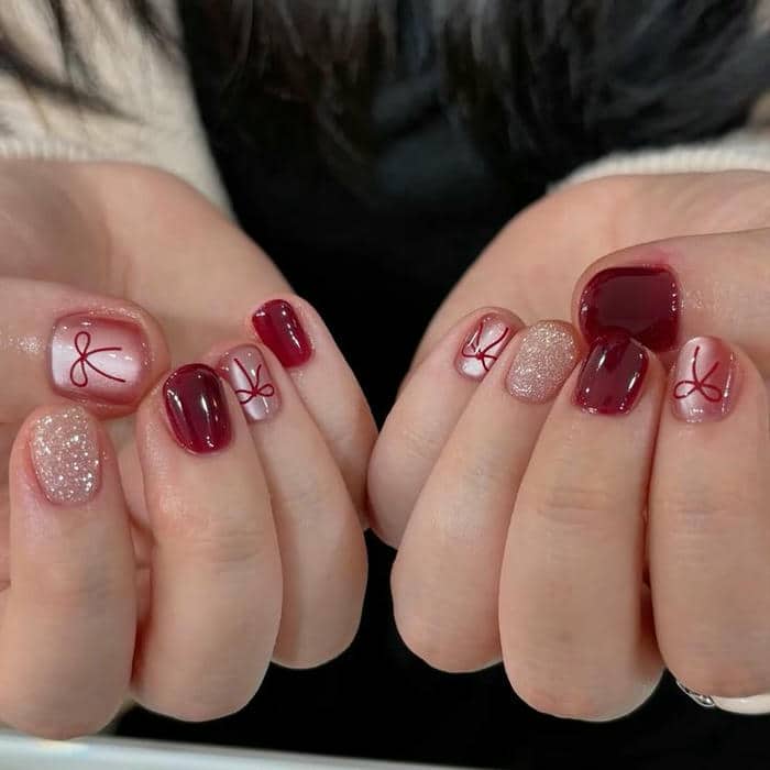 vẽ nail tết