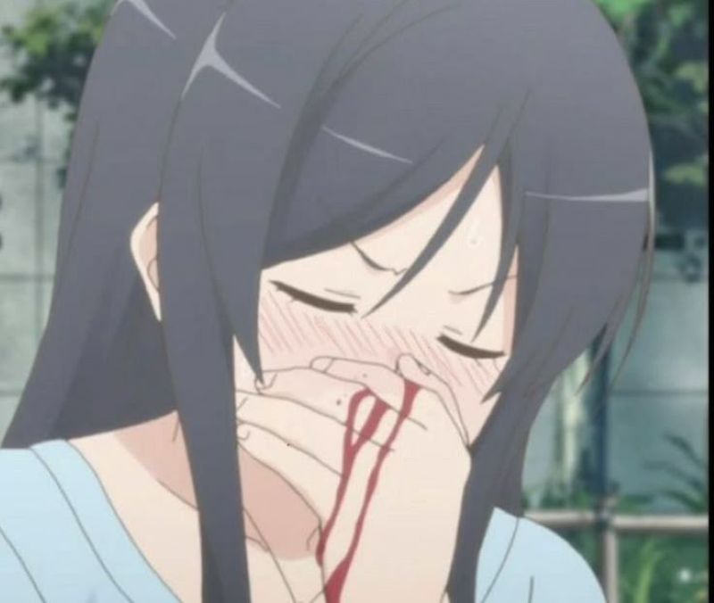 ảnh anime chảy máu mũi