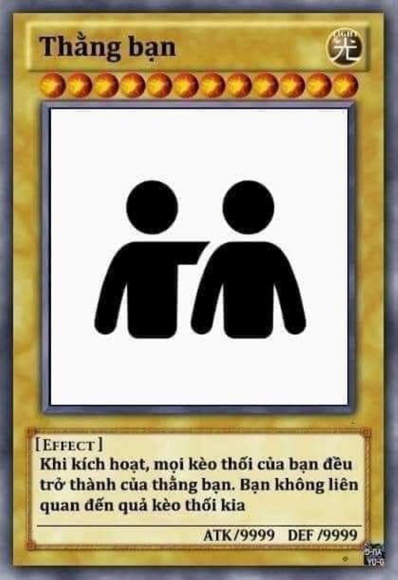 ảnh bài yugioh chế meme