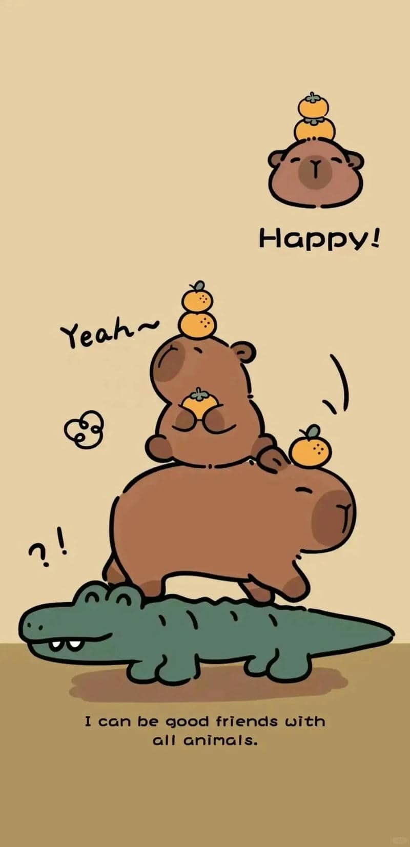 ảnh capybara làm hình nền đt
