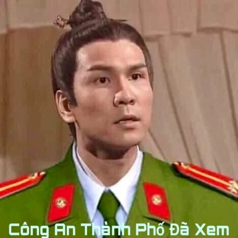 ảnh chế công an đã xem
