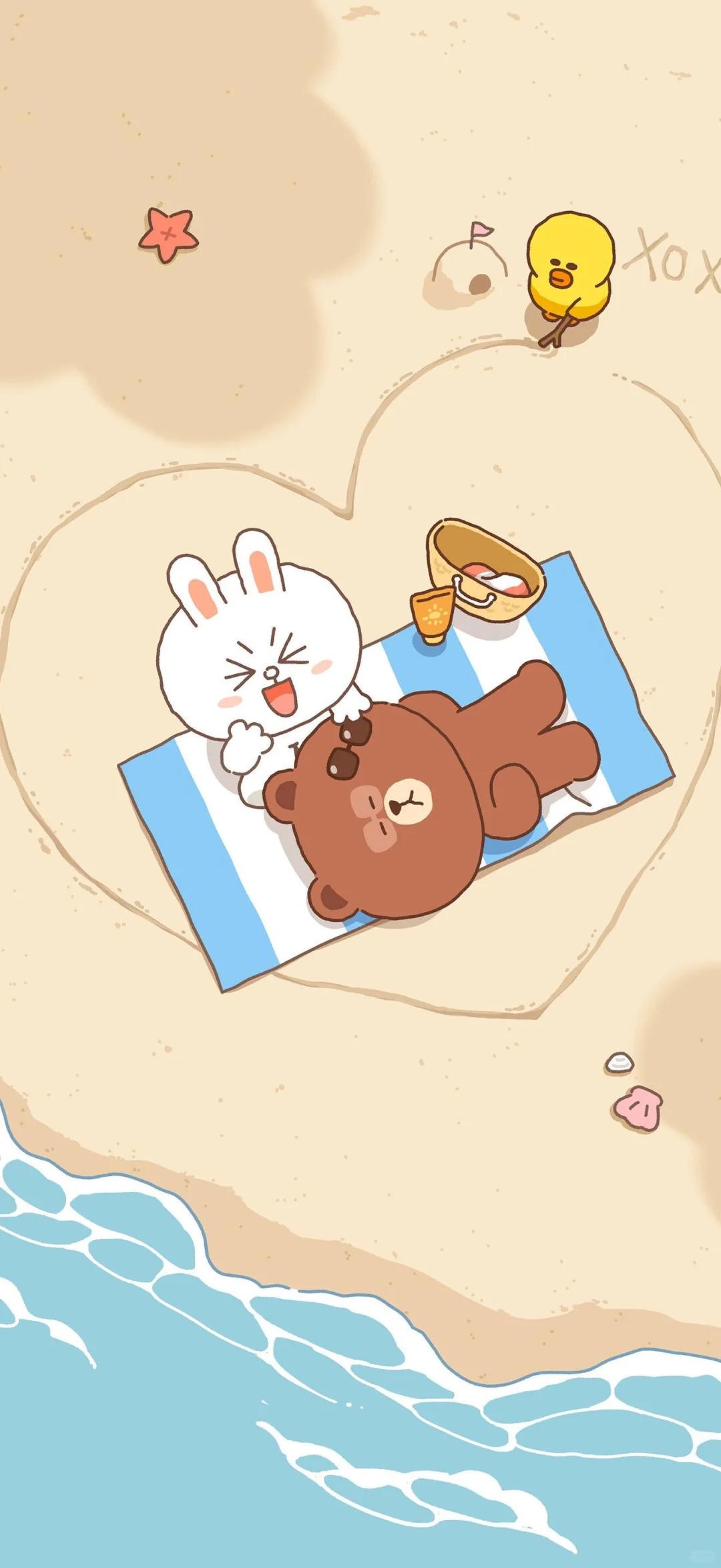 ảnh gấu brown và thỏ cony cute