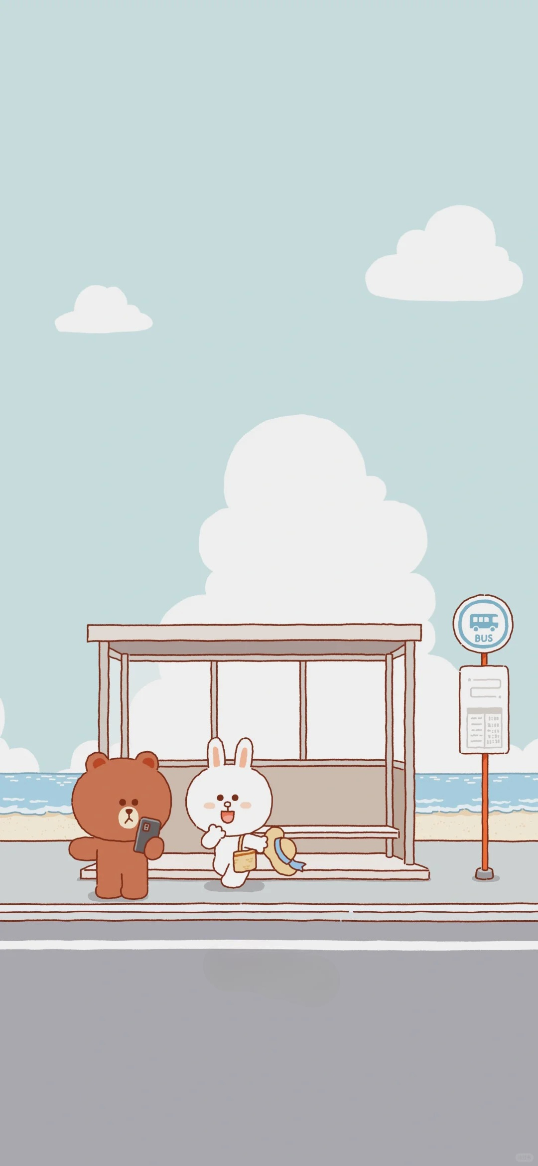 ảnh gấu brown và thỏ cony