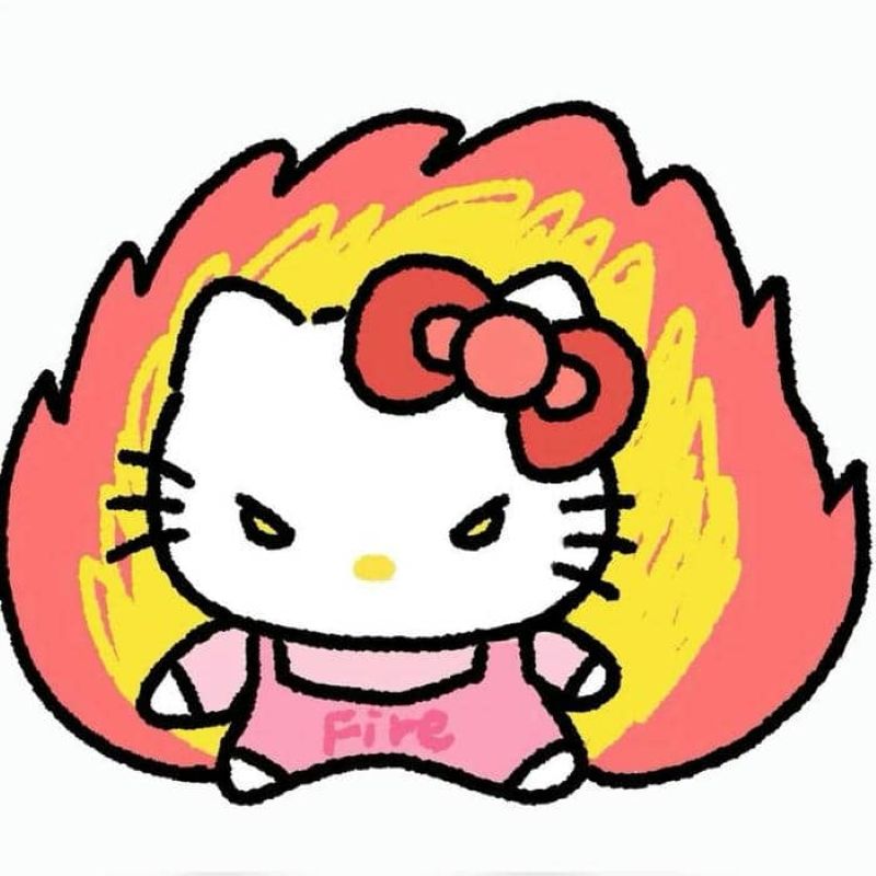ảnh hello kitty vô tri