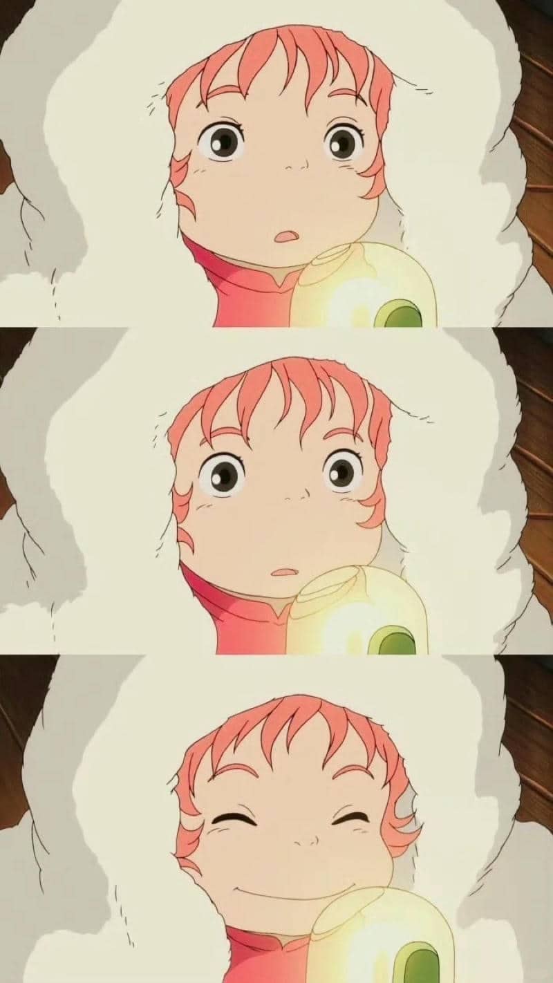 ảnh hình nền ponyo cute
