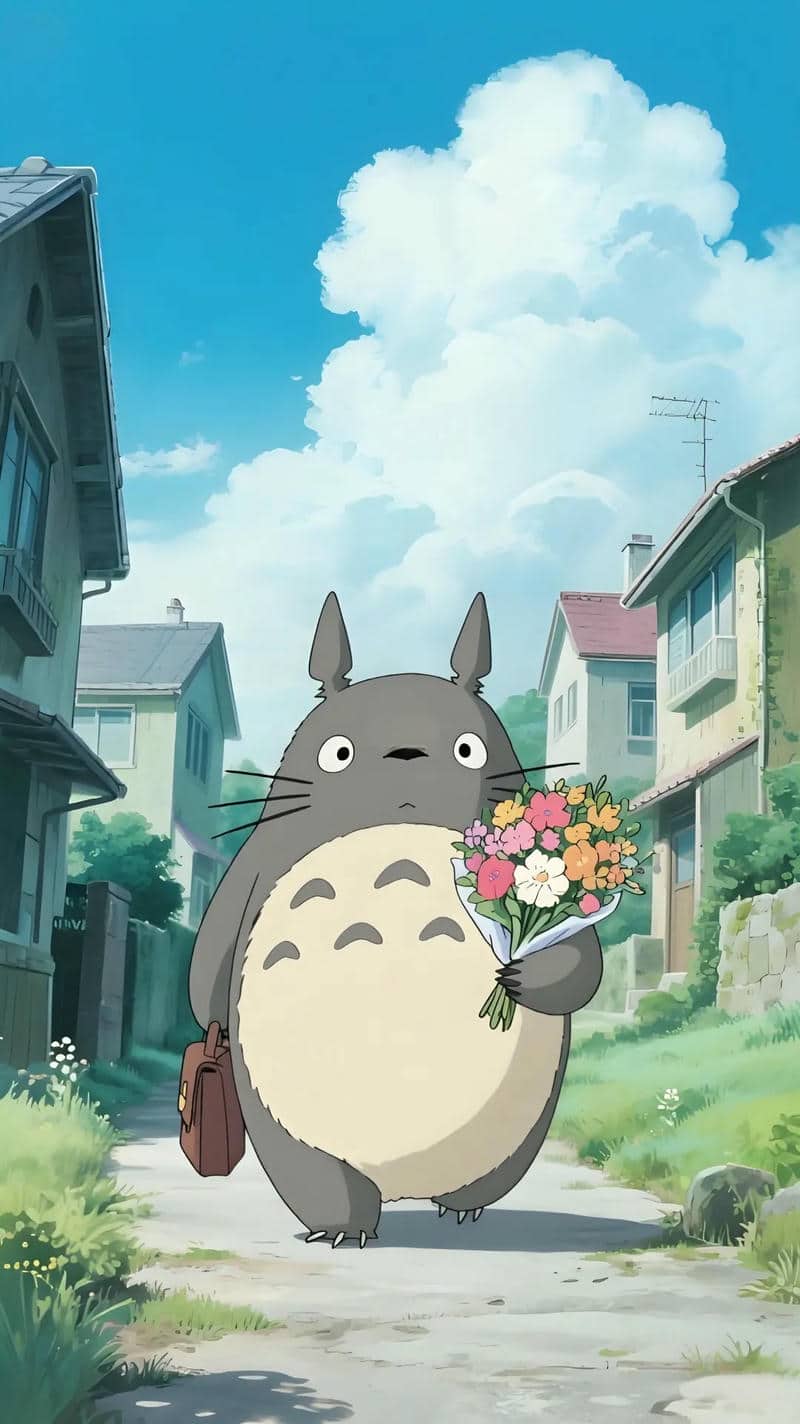 ảnh hình nền totoro đẹp