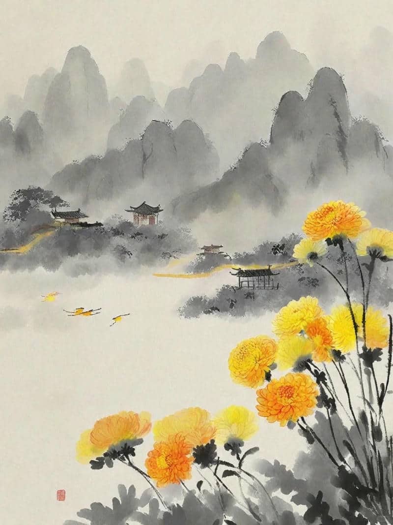ảnh hoa cúc vàng