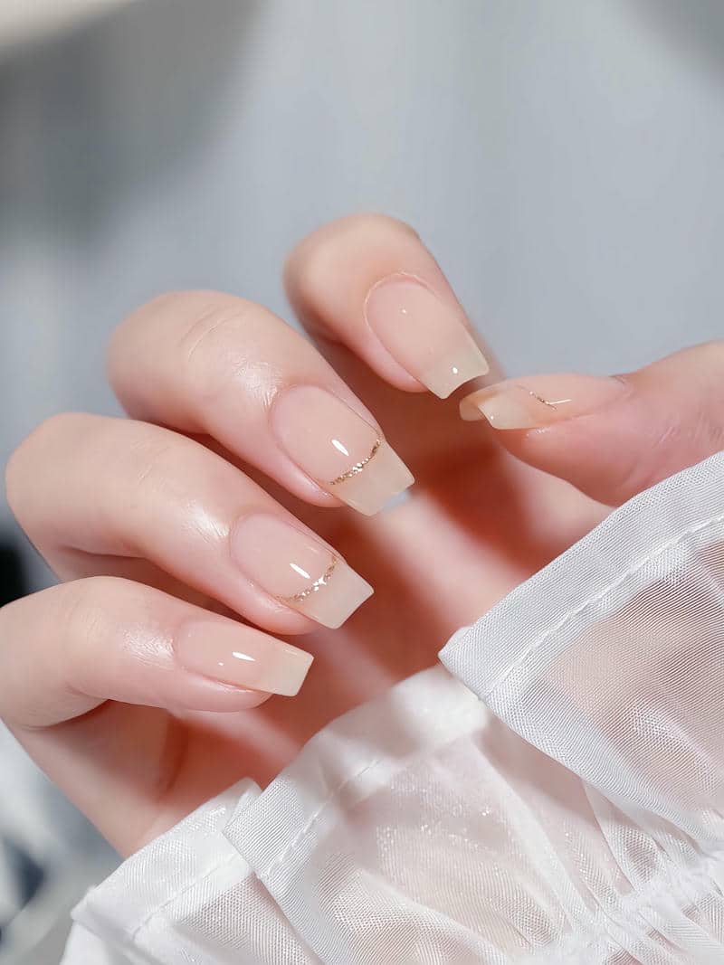 ảnh mẫu nail thạch nude