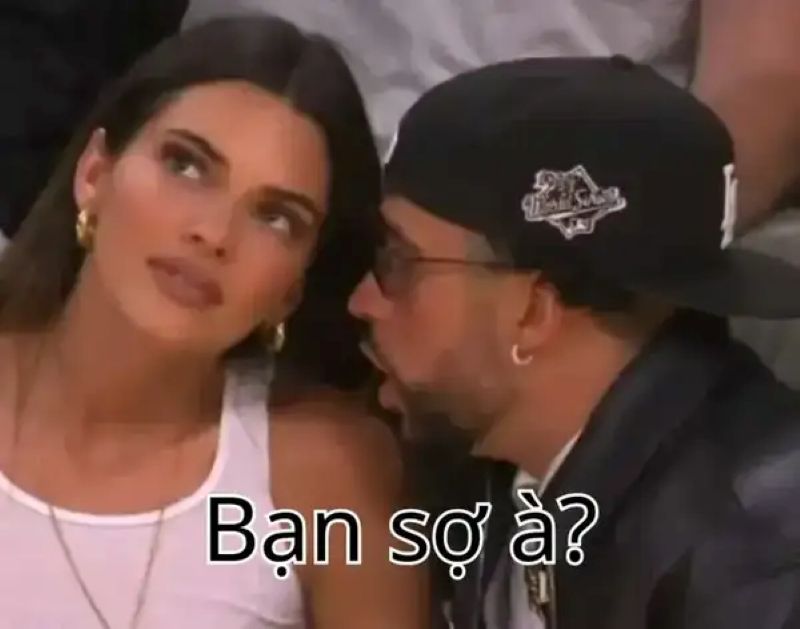 ảnh meme bạn sợ à hài hước