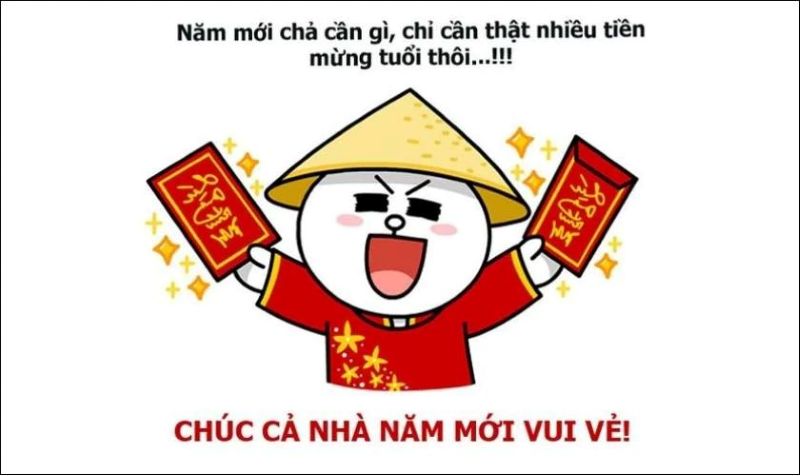 ảnh meme tết hài