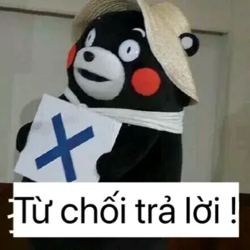 ảnh meme từ chối