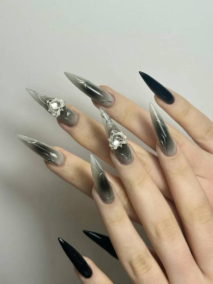 ảnh nail loang đen