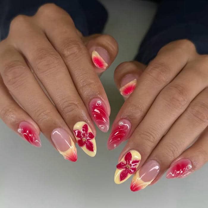 ảnh nail mùa hè đáng yêu
