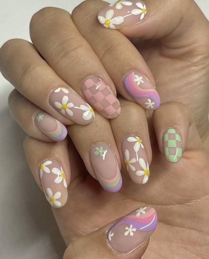 ảnh nail pastel cute