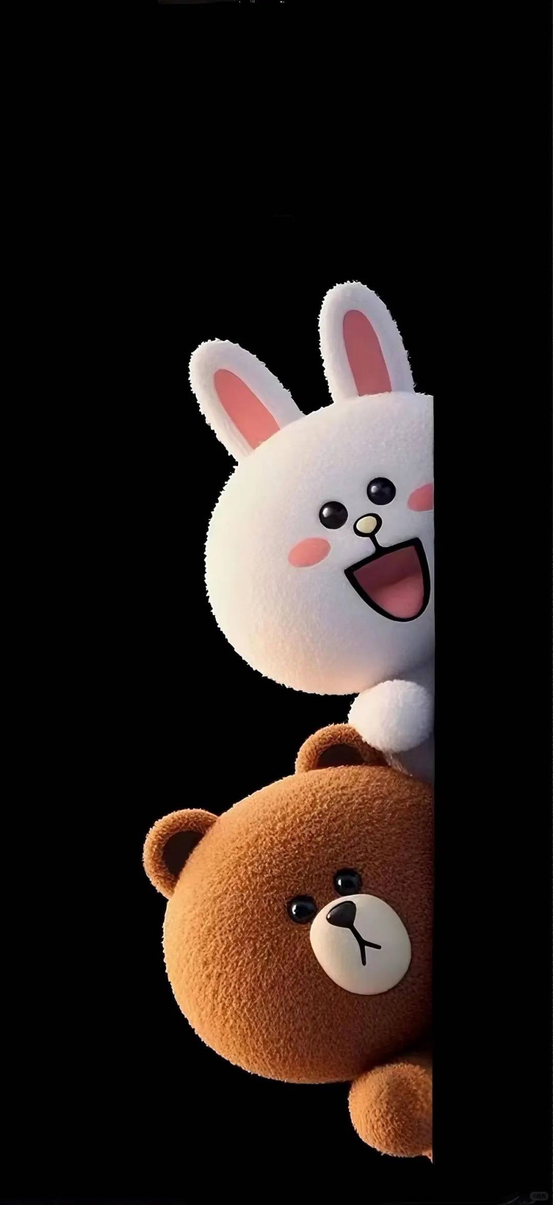 ảnh nền gấu brown và thỏ cony