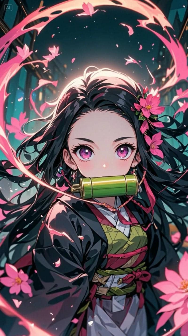 ảnh nezuko đẹp làm hình nền