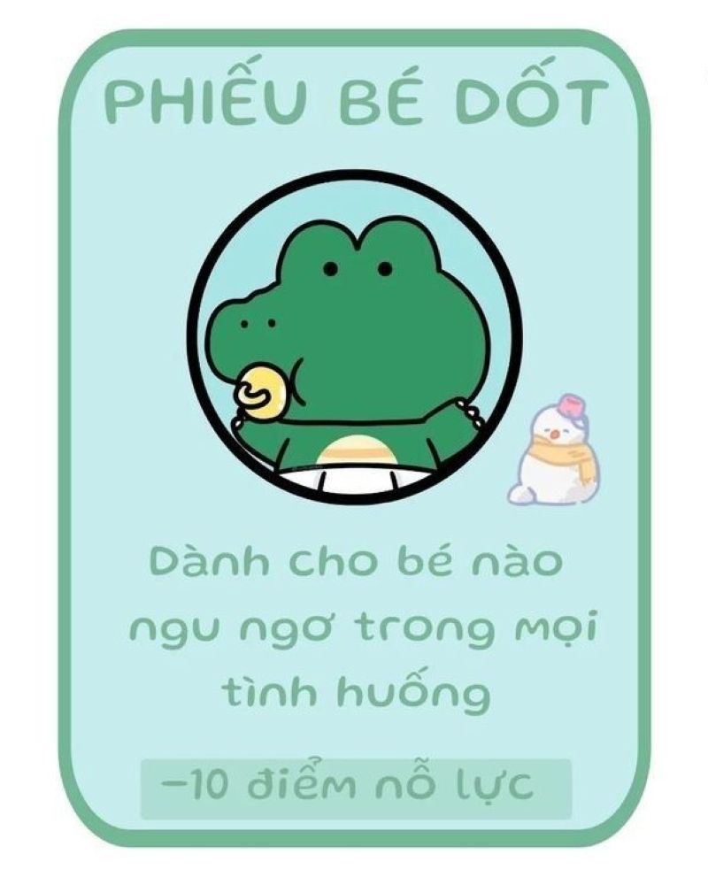 ảnh phiếu bé ngoan cho người yêu