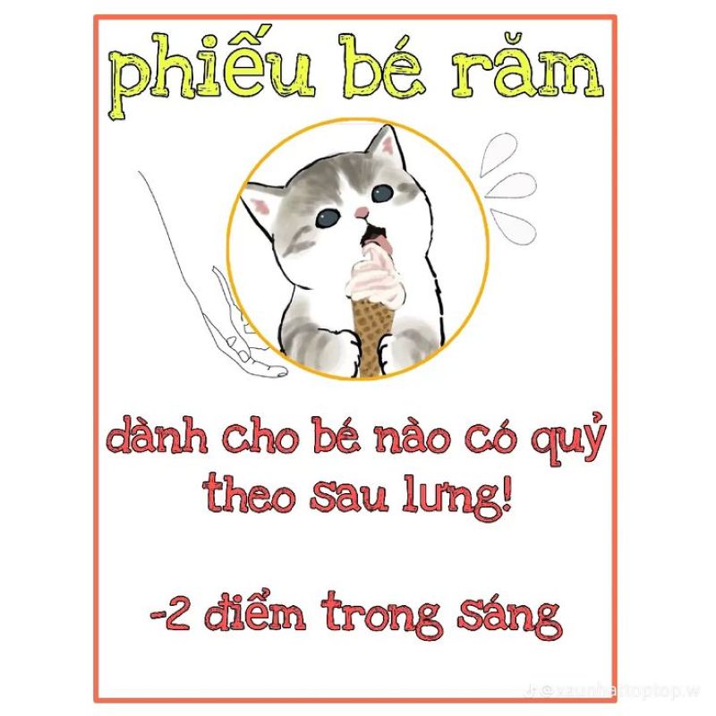 ảnh phiếu bé ngoan meme
