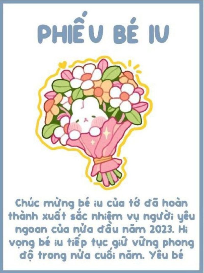 ảnh phiếu bé ngoan