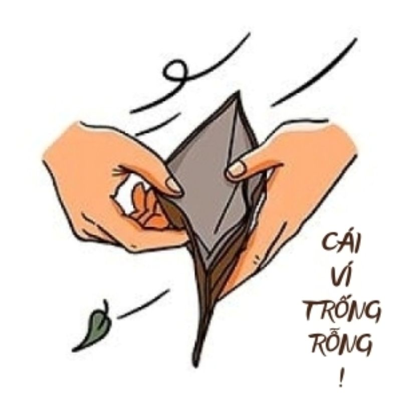 ảnh tài khoản hết tiền