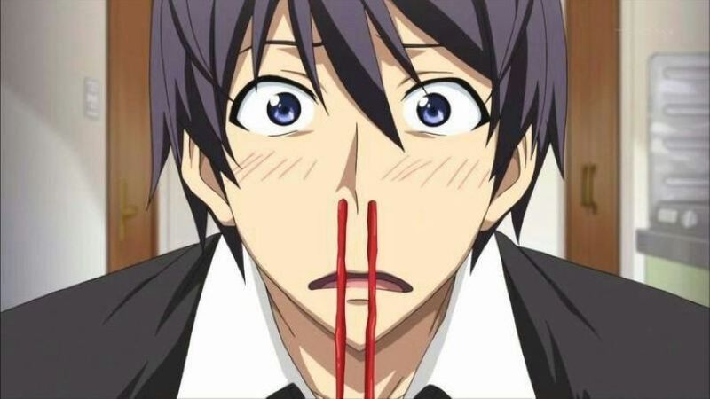 anime chảy máu mũi