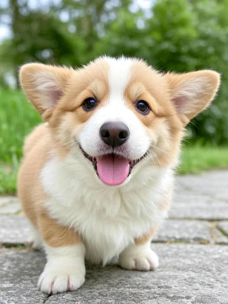 chó corgi cute