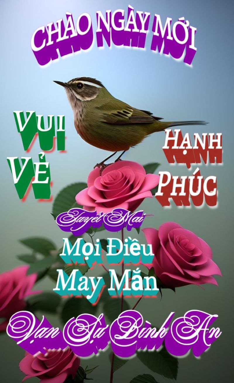 chúc buổi sáng meme