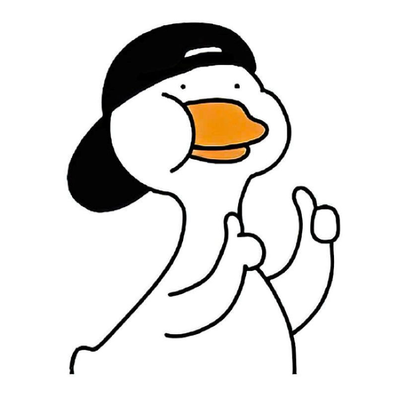 con vịt vàng cute