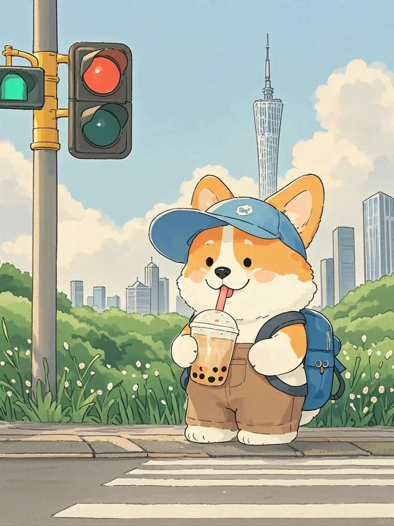 cute corgi
