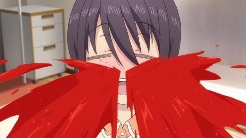 hình ảnh anime chảy máu mũi