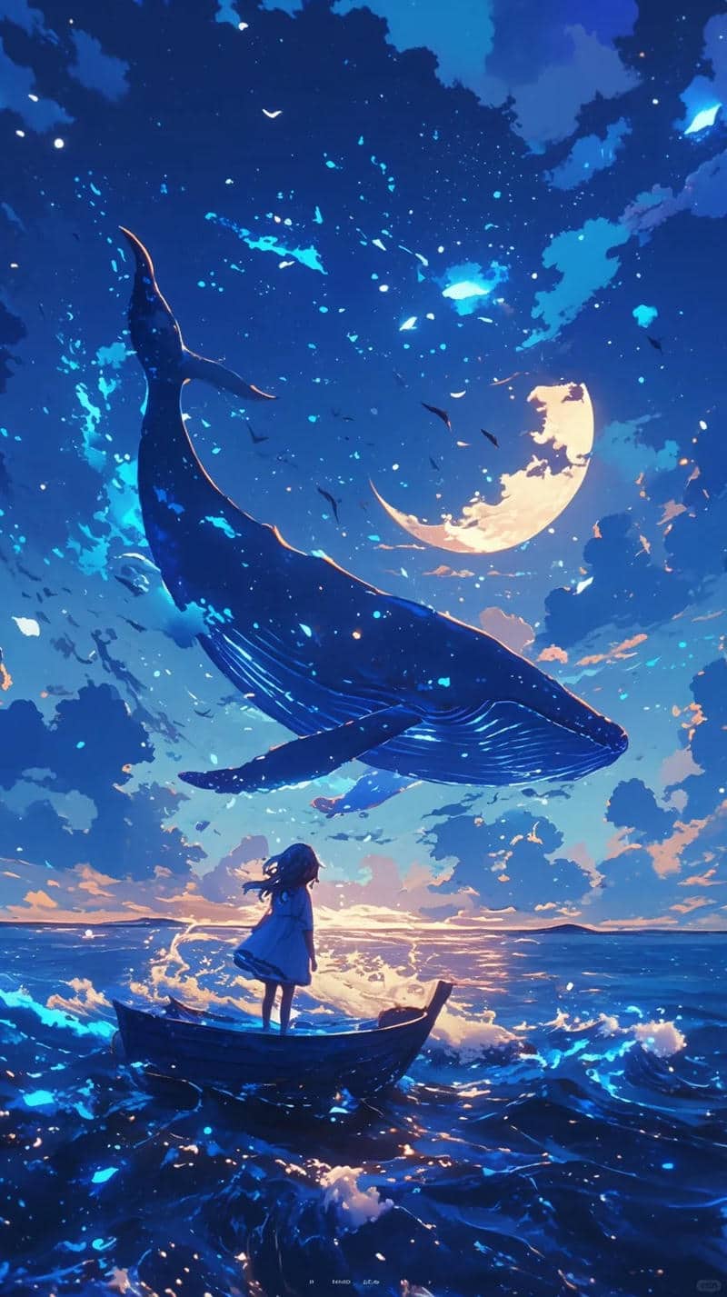 hình ảnh cá voi cute