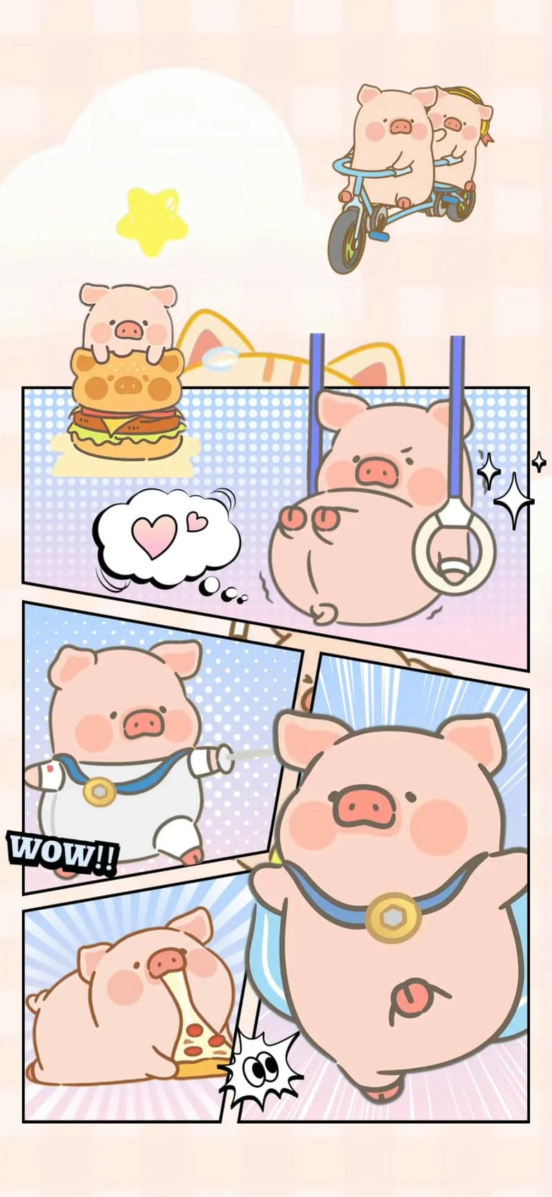 hình ảnh con heo mập cute