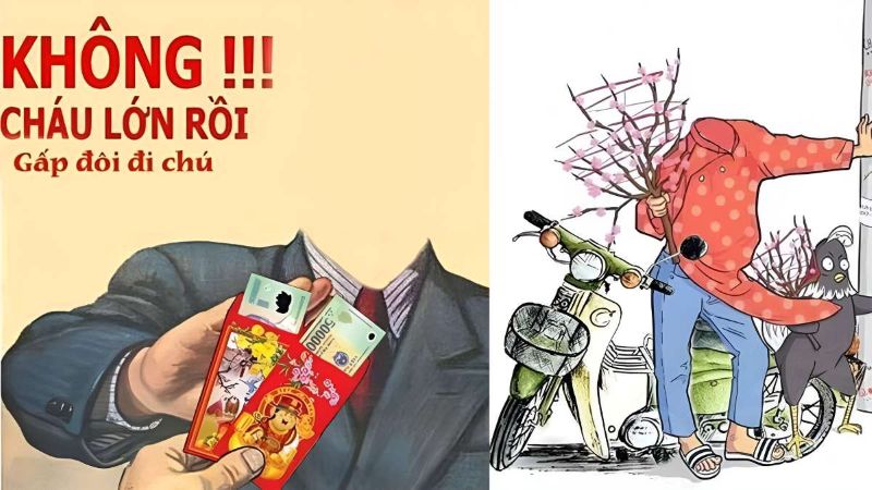 hình ảnh đánh bài ngày tết