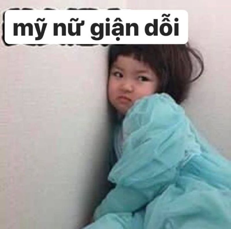 hình ảnh giận dỗi dễ thương