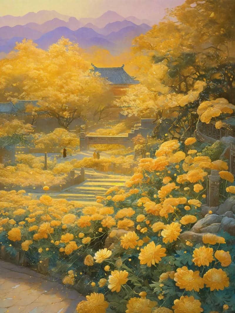 hình ảnh hoa cúc vàng đẹp nhất