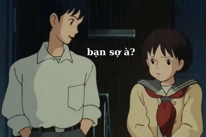 hình ảnh meme bạn sợ à hài hước