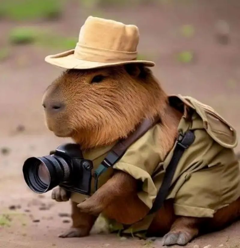 hình ảnh meme capybara hài