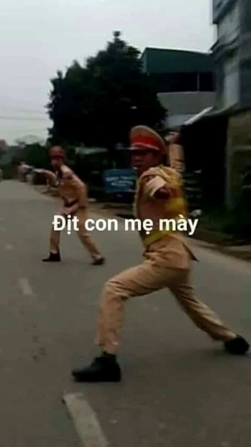 hình ảnh meme công an