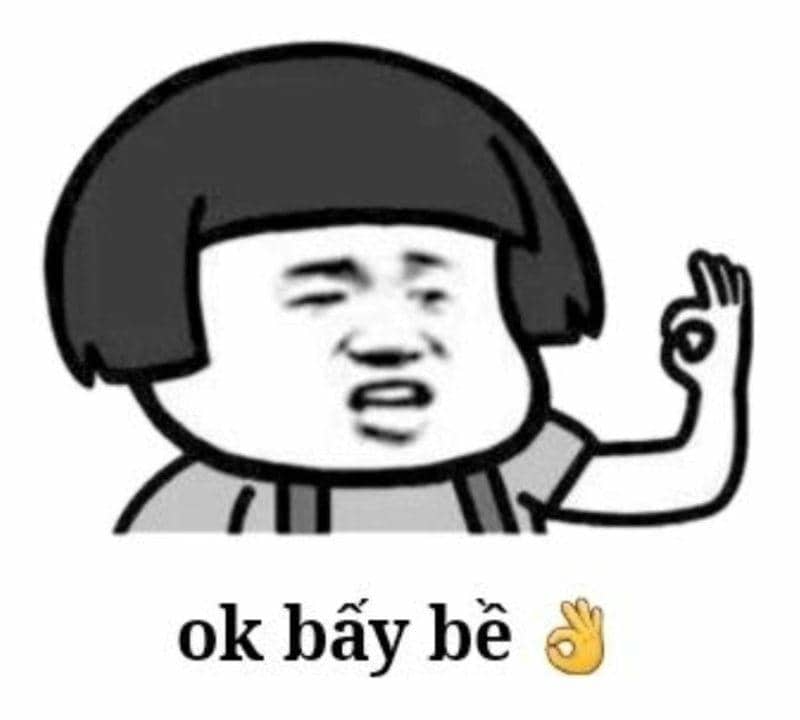 hình ảnh meme ok cute