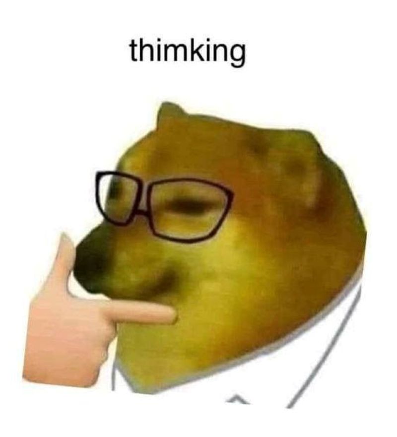 hình ảnh meme suy nghĩ