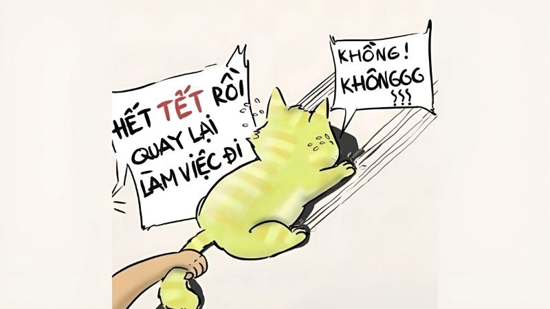 hình ảnh meme tết hài