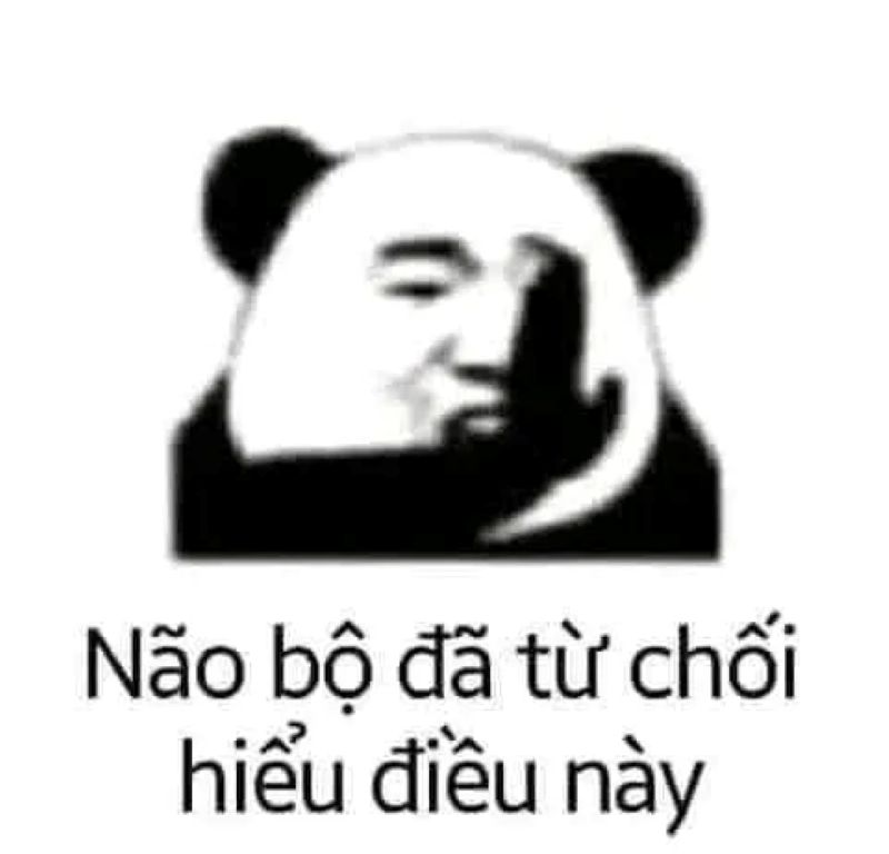 hình ảnh meme từ chối nhận