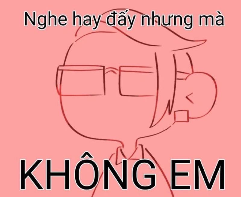 hình ảnh meme từ chối