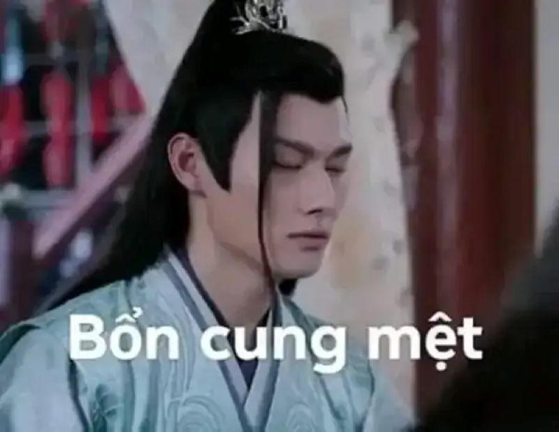 hình ảnh mệt mỏi